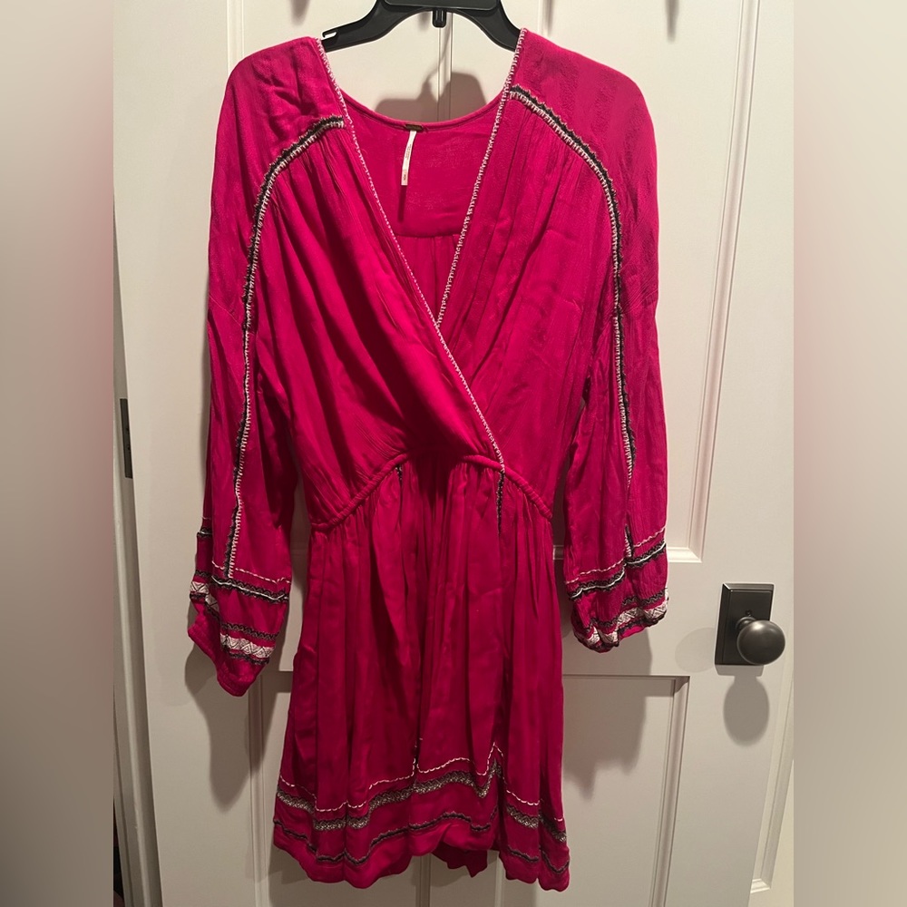 Free people long sleeve dress size S